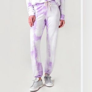 Sundry size 2 lilac and white drawstring sweatpants NWT size medium